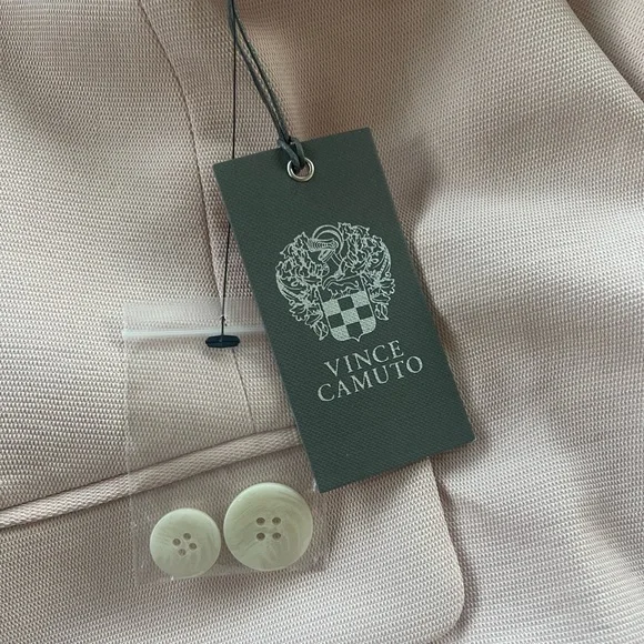 Vince Camuto Women’s One Button Blazer Women’s Jacket Light Pink Size 14 - Picture 7 of 9